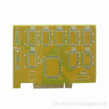 2-layer FR-4 PCB with HASL LF surface/gold finger/1.6mm board thickness, for remote control board